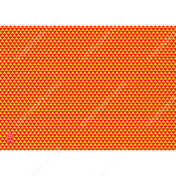 鱼鳞纹(红色) - 彩色印花纸- 艺术- Canon Creative Park