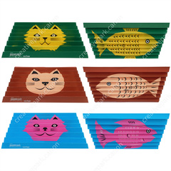 トリック折り紙 猫と魚 - 折り紙 - アート - Canon Creative Park