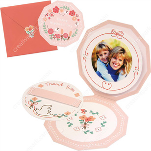 Compact Card Set,Craft Cards,Card,Flowers,cute,Mother'S Day,null,Compact,Elegant,pink,null,null