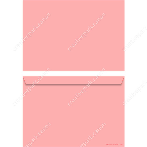 Pink Envelopes For Half Fold Cards Envelopes Card Canon Creative Park