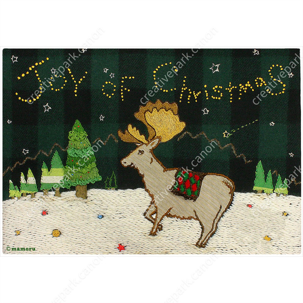 クリスマス 0127 クリスマス グリーティングカード カード Canon Creative Park