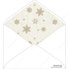 Snow 0001 - Envelope Liners - Envelopes - Card - Canon Creative Park