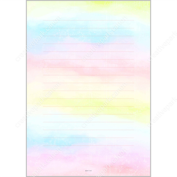 虹 0006 - その他 - 便箋 - カード - Canon Creative Park