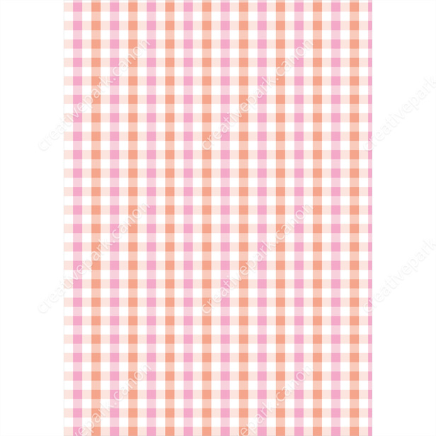 Pattern Paper (Checkered / Pink / Orange) - Pattern Papers - Parts -  Scrapbook - Canon Creative Park