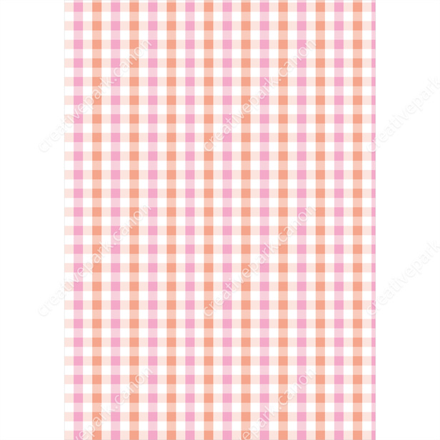 Pattern Paper (Checkered / Pink / Orange) - Pattern Papers - Parts