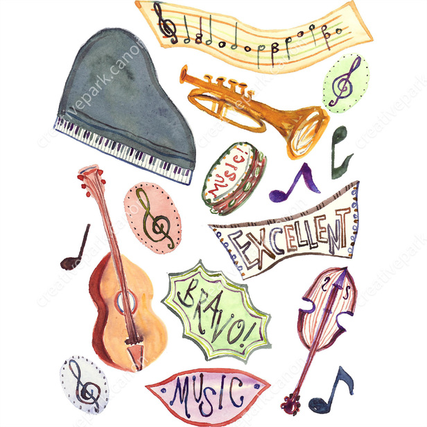 13 Easy Musical Instruments Drawing Tutorials