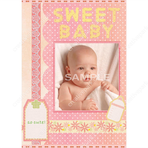 Sweet Baby Girl Scrapbook Kit