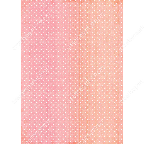 Scrapbook Paper - Pink Watercolor Polka Dots - Paper House