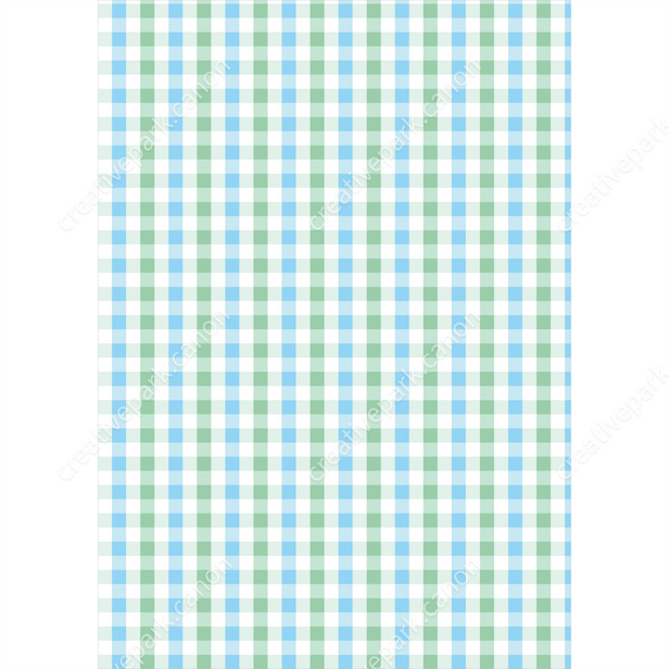 Pattern Paper (Checkered / Light Blue / Green) - Pattern Papers - Parts -  Scrapbook - Canon Creative Park