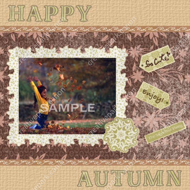 Autumn 0023 Season 12inch Kits Scrapbook Canon Creative Park