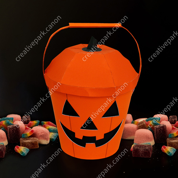 Halloween-Korb (Orange) - Besondere Anlässe - Kästen/Hüllen - Haus und Wohnen