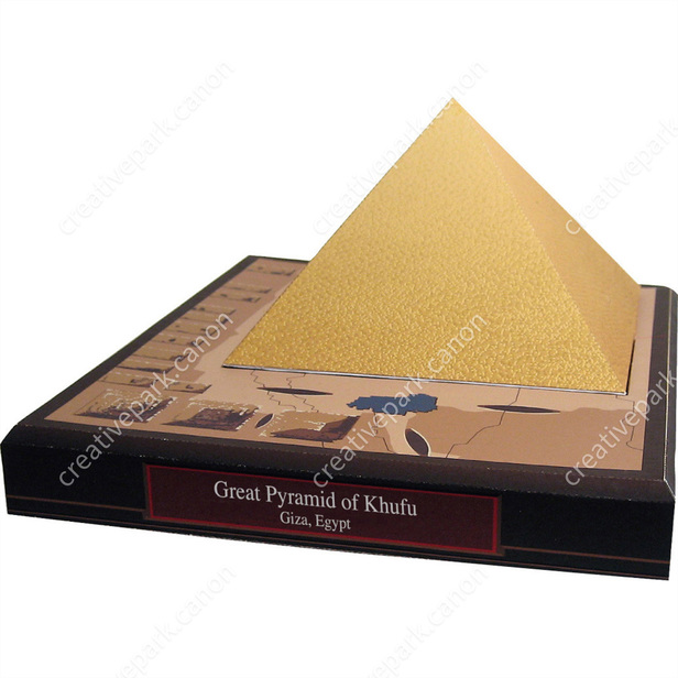 Пирамида хеопса из картона