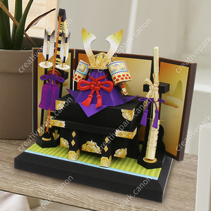 Samurai Helmet Decoration,Toys,Paper Craft,null,Stylish,Season,null,null,Japanese Style,null,null