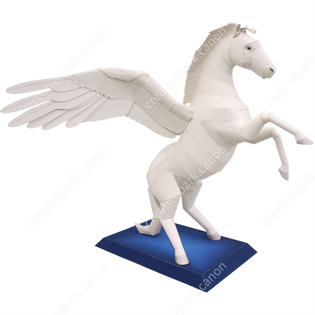 Pegasus - Mythical Creatures - Animals - Paper Craft - Canon Creative Park