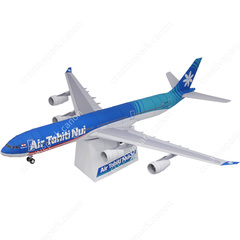 Air Tahiti Nui AIRBUS A340-300 - 航空機 - 乗物 - ペーパークラフト 