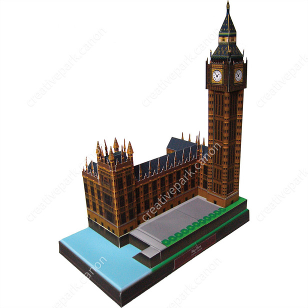 Big Ben, England - Europe - Architecture - Paper Craft - Canon