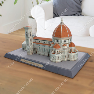 Florence Cathedral, Italy,Architecture,Paper Craft,Interior ,Stylish,Europe,null,null,World Heritage,Orange,null