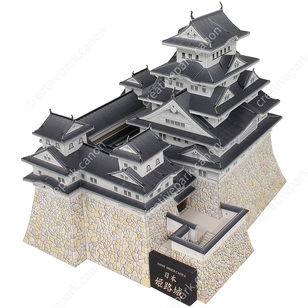 Himeji Castle, Japan,Architecture,Paper Craft,Interior ,Stylish,Asia / Oceania,null,null,World Heritage,White,null