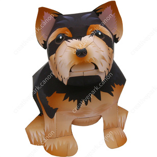 Yorkshire Terrier,Animals,Paper Craft,Healing,Mammals,cute,Pet Series,null,null,null,Dog,null,null