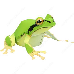 Tree Frog,Animals,Paper Craft,null,Frog,cute,Pet Series,null,null,null,Green ,null