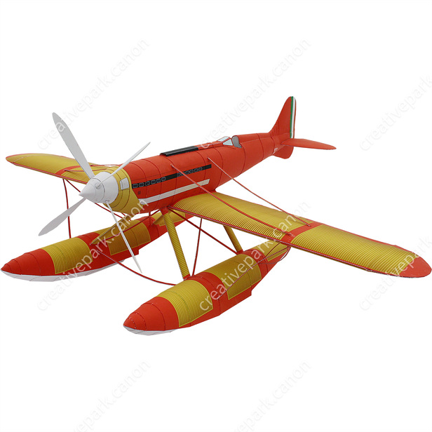 マッキ M.C.72 - 航空機 - 乗物 - ペーパークラフト - Canon Creative Park