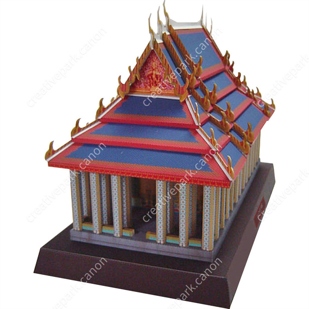 タイ エメラルド寺院 アジア オセアニア 建物 ペーパークラフト Canon Creative Park