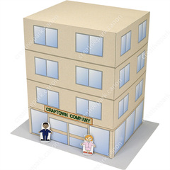 ビル - クラフタウン - おもちゃ - ペーパークラフト - Canon Creative