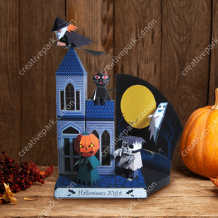 Halloween Night,Toys,Paper Craft,house,cute,Season,null,null,Pumpkin,null,Halloween