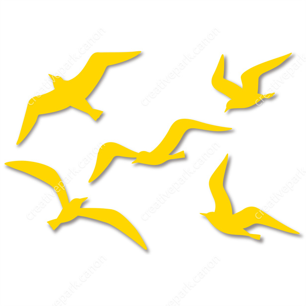 Wall Decorations (Sea Gull / Yellow) - Wall stickers - Wall Decorations -  Home and Living - Canon Creative Park