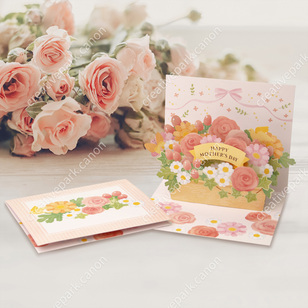 Pop-up Card (Flower Gift),Pop-up Cards,Card,Botanical,cute,Flowers,null,null,Cheerful,null