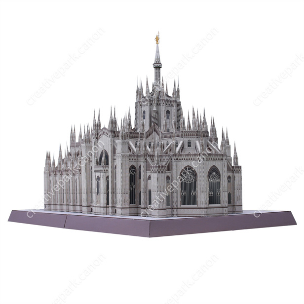 イタリア ミラノ大聖堂 - 欧州 - 建物 - ペーパークラフト - Canon