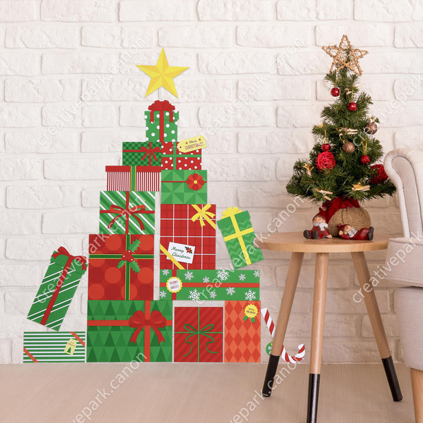 Wall Stickers (Christmas Tree / Present) - Wall stickers - Wall ...