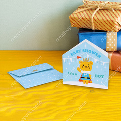 Baby Mini Card Baby Shower 0001 - Baby - Mini Cards - Card - Canon Creative Park