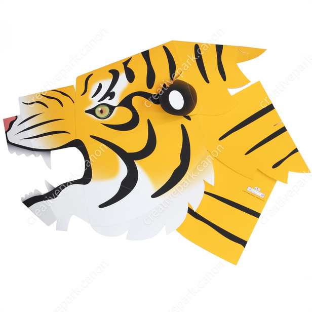 MÁSCARA DE TIGRE 3D – Printkids