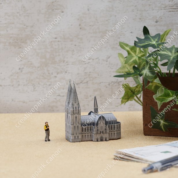 Catedral de Colonia, Alemania Miniaturas en papel,Arquitectura,Arte de papel,Decoración de interiores,Con estilo,Serie fácil,null,null,null,Patrimonio de la Humanidad,Sencillo,Gris,null