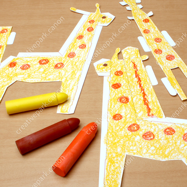 How to make a giraffe ruler - Kids Craft (Hellokids) 
