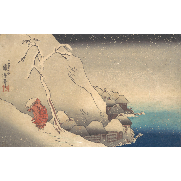 Yahoo!オークション - 【GLC】樋口洋 「雪の白馬村」 一枚の絵