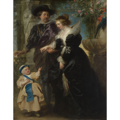 Rubens, His Wife Helena Fourment (1614–1673), and Their Son Frans