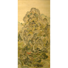 Landscapes in Summer and Winter 2 - 池大雅 - 日本画 - 名画 - Canon