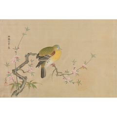 日本画 人物画 仙人 瓢 在銘 狩野常信 絹本