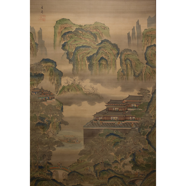 Palace Landscape Tani Buncho, Japanese Landscape Painting History