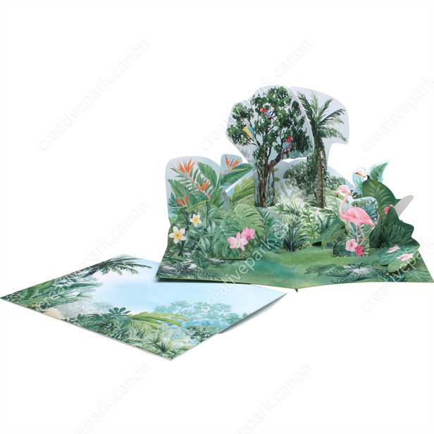 Pop Up Card Tropical Others Pop Up Cards Card Canon Creative Park