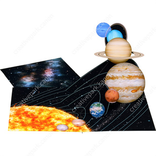 立体贺卡 (太阳系),立体贺卡,卡片,行星,null,null,太空,null,null,null