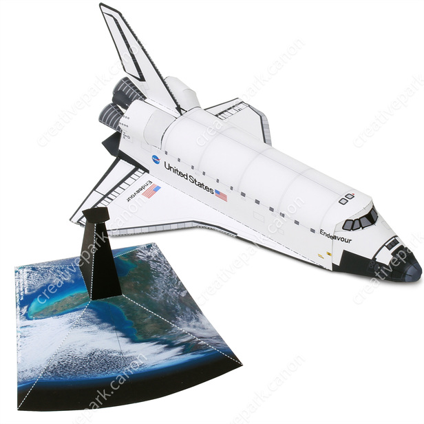 easy paper space shuttle