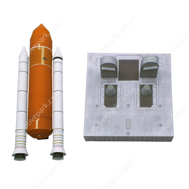 スペースシャトル 燃料タンク・ロケットセット 簡易版 - NASA - リアル 