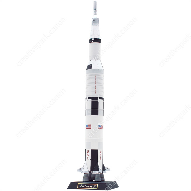 Saturn V Rocket (Simplified Version) - NASA - Realistic Crafts/Space -  Paper Craft - Canon Creative Park