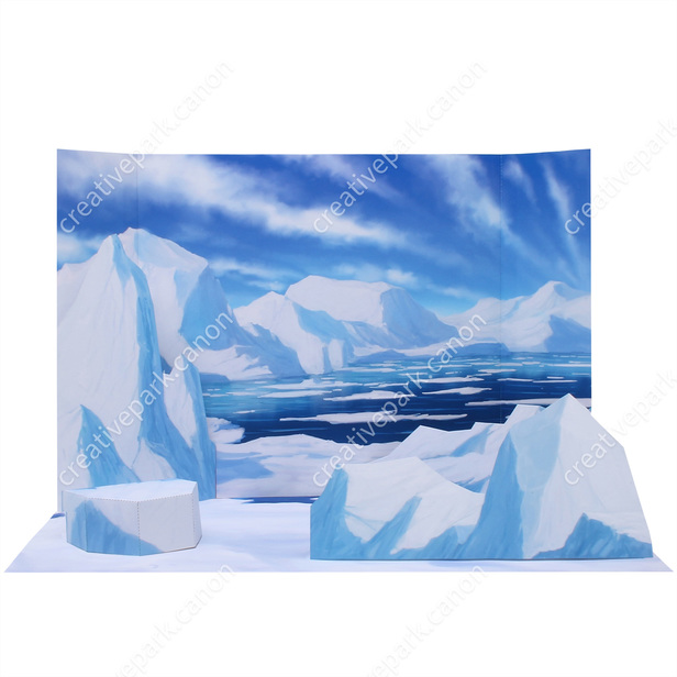 ジオラマ（北極/南極/氷河） - ジオラマ - リアルクラフト/動物 - ペーパークラフト - Canon Creative Park
