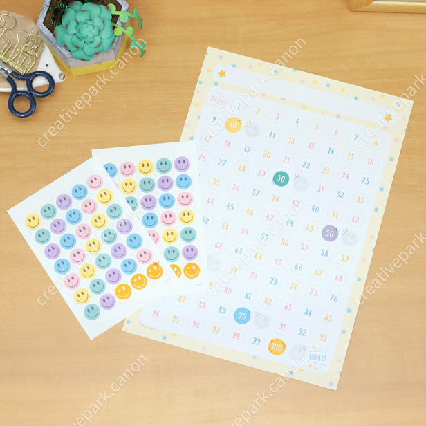 Reward Stickers Colorful Learn Educational Paper Craft Canon Creative Park