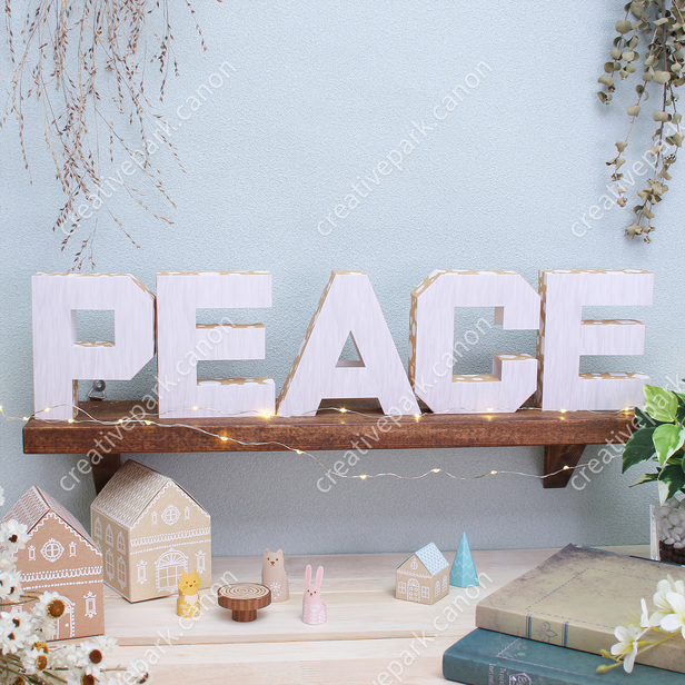 Scritte decorative per casa (PEACE) - Altri - Ornamenti/Accessori - Casa e  decorazioni - Canon Creative Park