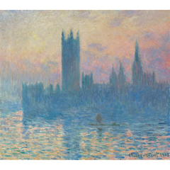 The Houses of Parliament, Sunset - モネ - 西洋画 - 名画